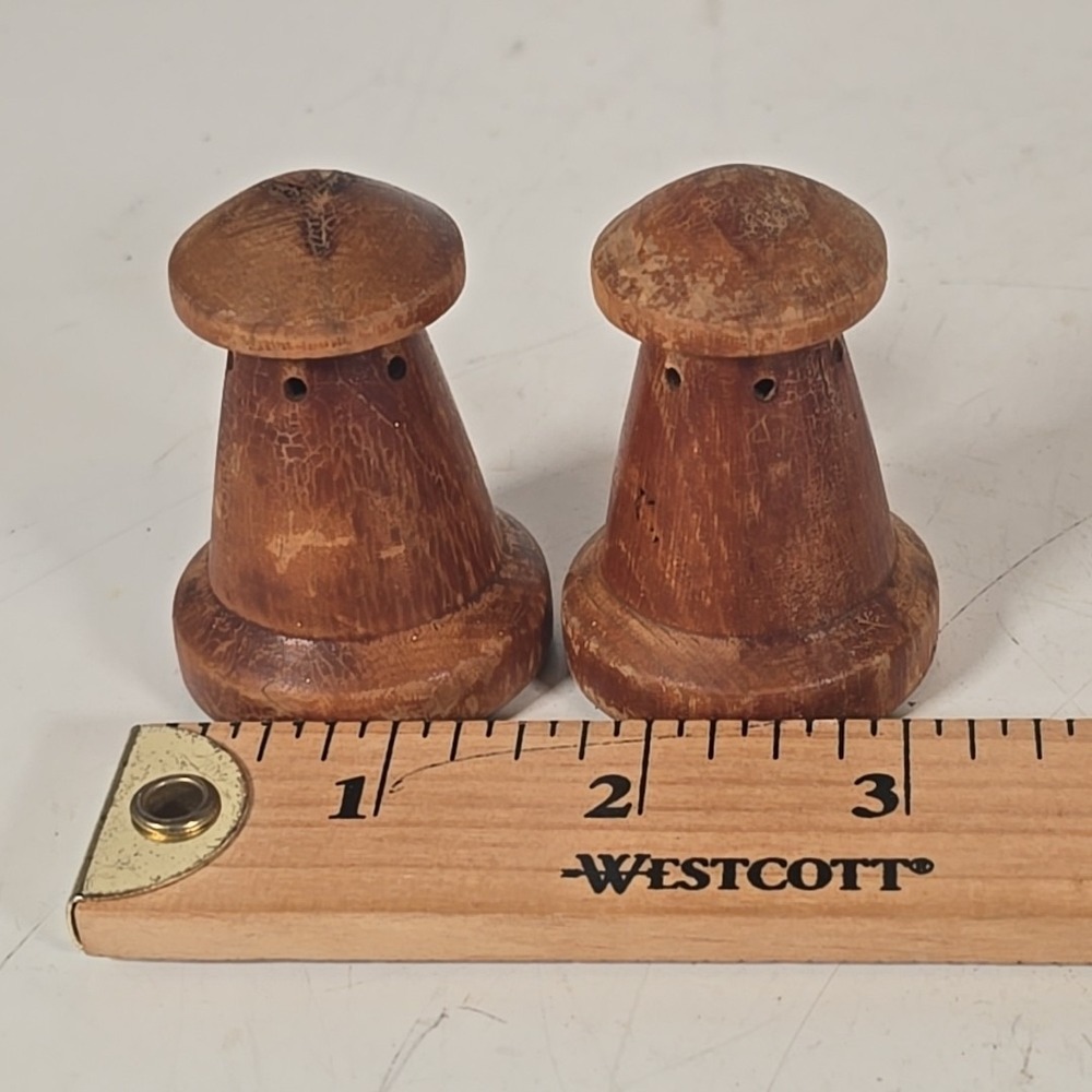Cacapon State Park Wooden Salt Pepper Shakers Set 2 Vintage West Virginia